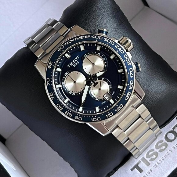 Tissot Men’s Supersport Chronograph Quartz Watch (T125.617.11.041.00) NEW - Picture 3 of 13